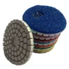 dry web abrasive polishing pad