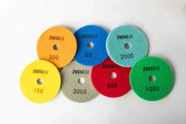 kinds of different grit diamond polishing pads